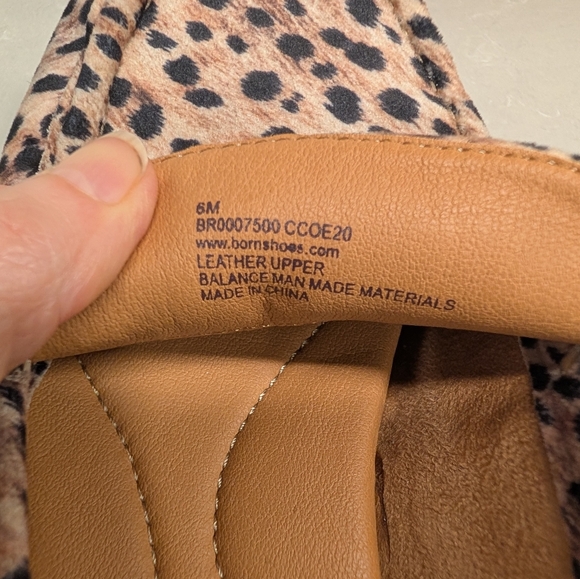 Born Leopard Print Betti Loafers 6M - Picture 4 of 8